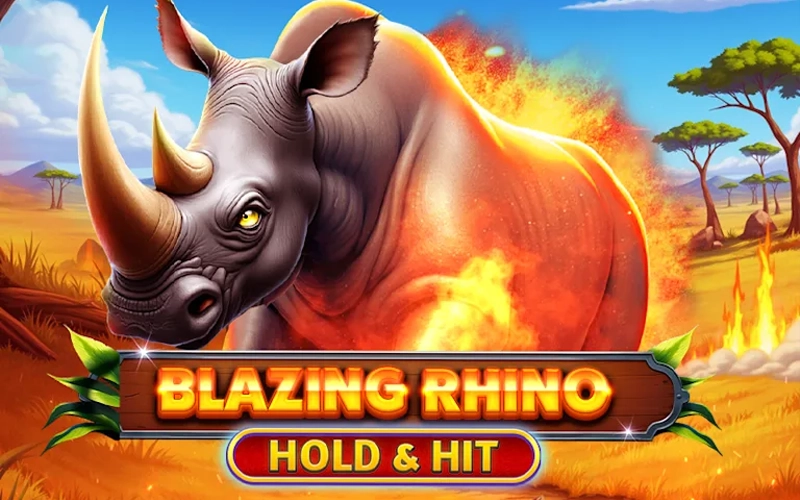 Blazing Rhino: Hold and Hit von Spinomenal.