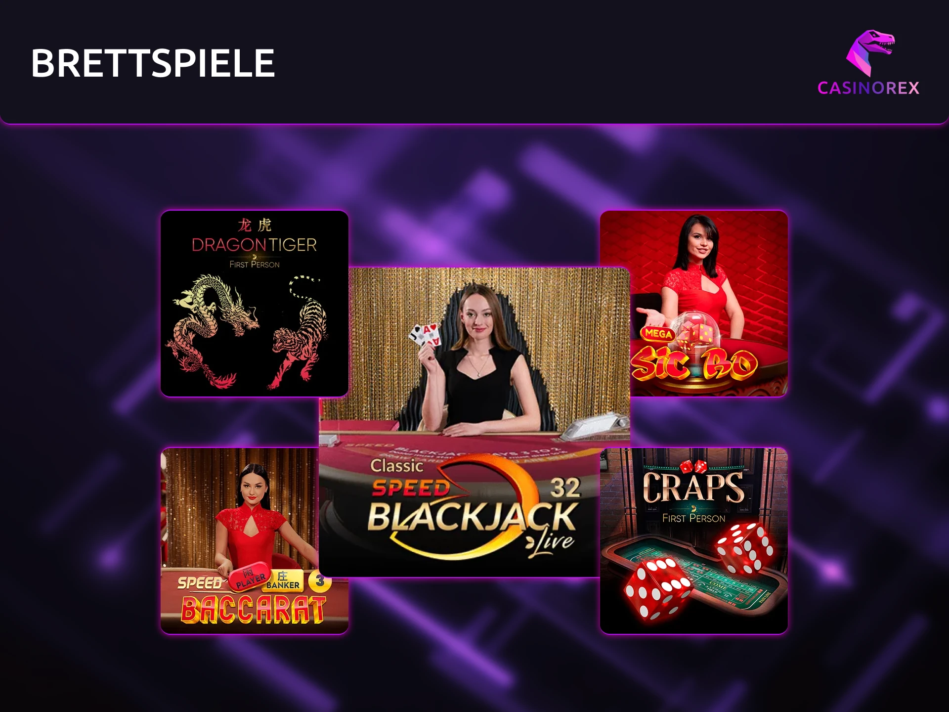 Erleben Sie traditionelle Casino-Spiele mit echten Dealern bei Casino Rex.