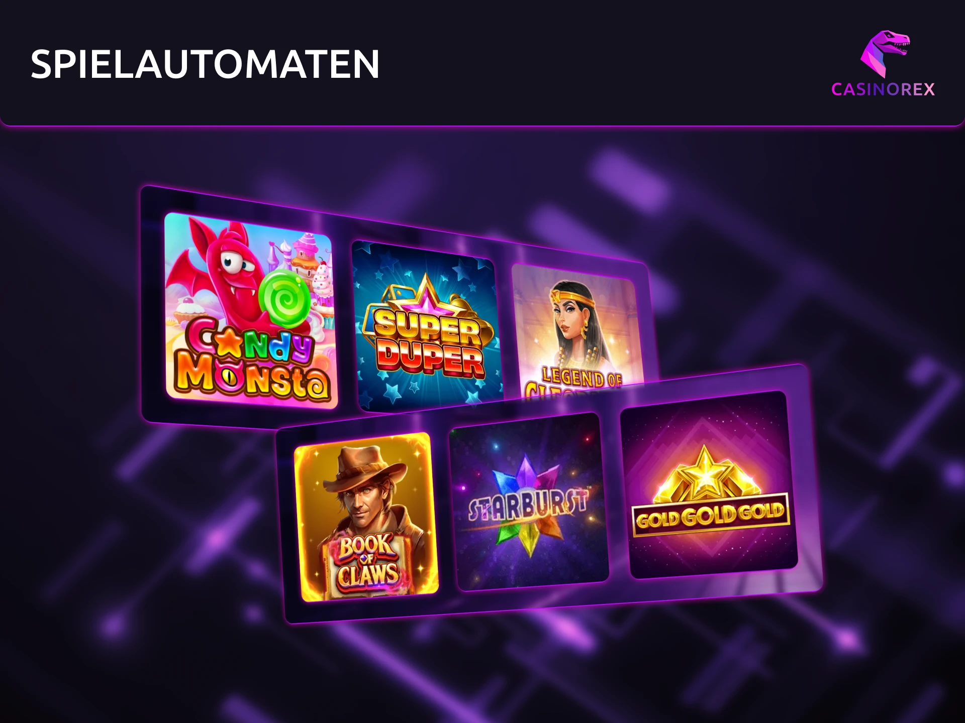 Top-Slots mit Bonusrunden bei CasinoRex.
