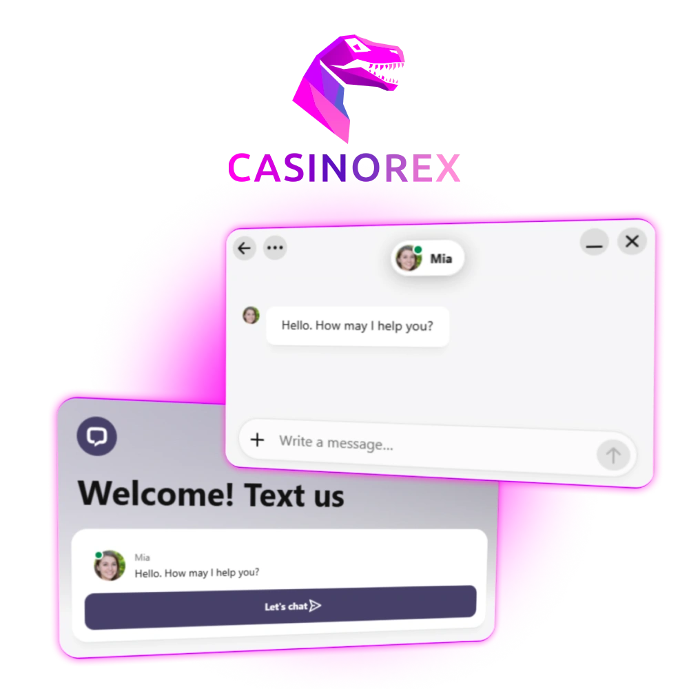 Use official CasinoRex contact options to speak with support and get fast solutions to any issue at any time.
