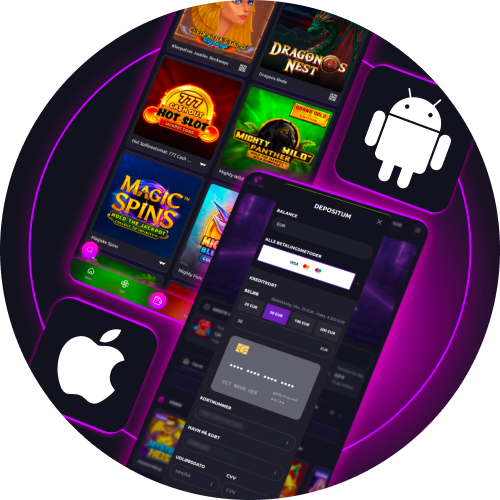 Installer CasinoRex og få hurtig adgang til spil og konto direkte fra mobilen.