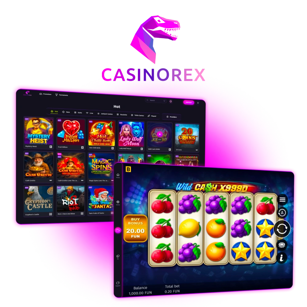 Play at CasinoRex and experience diverse betting options plus an impressive bonus that helps you maximize every gaming session.