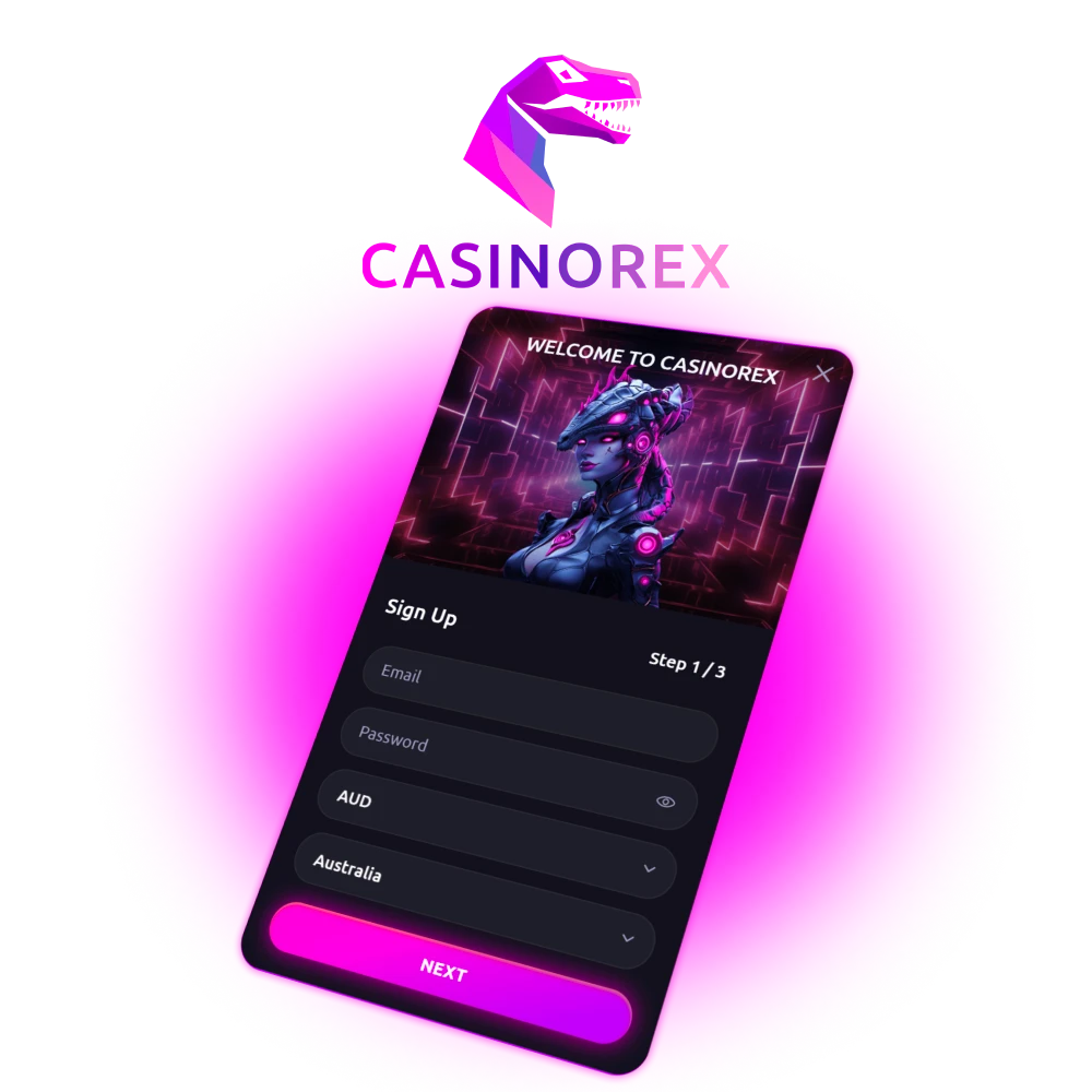 Create your CasinoRex account now and activate an impressive welcome offer while gaining complete control over your gaming and winnings.